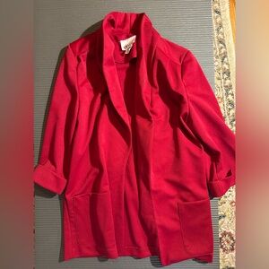 VINTAGE red blazer